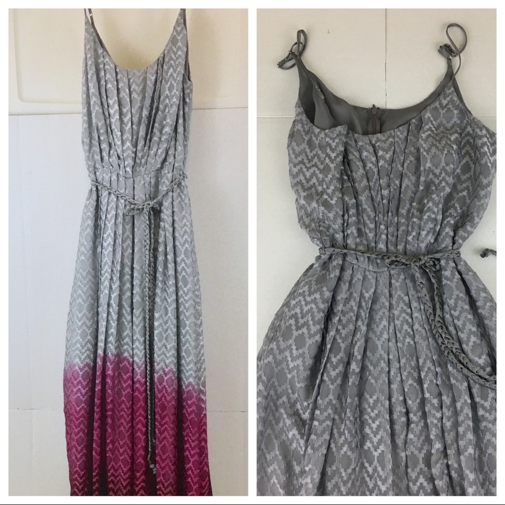 Anthropology Charlie Jade Maxi Dress Ombré Effect